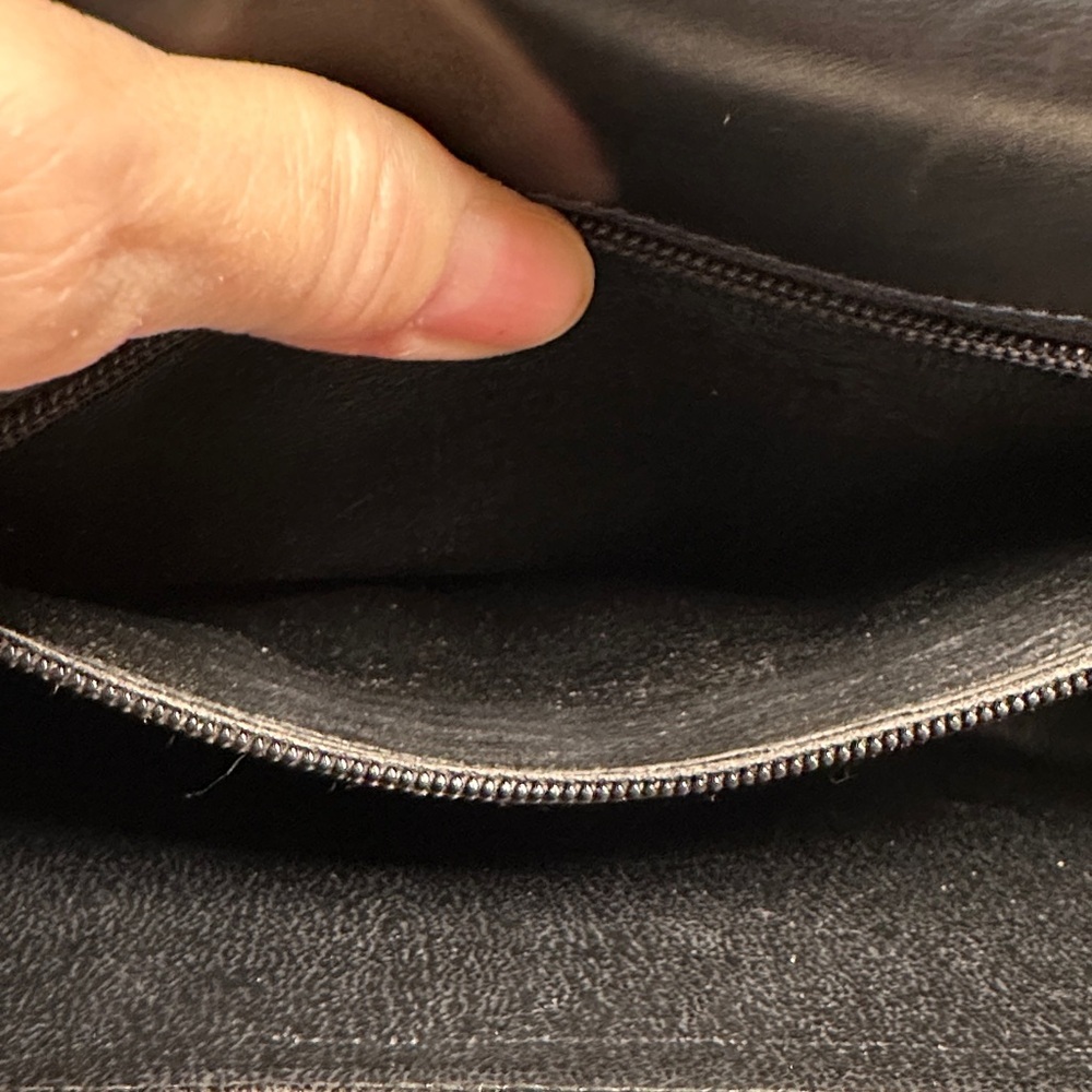 Salvatore Ferragamo Vintage Black Leather Flap Chain Link Shoulder Crossbody Bag - Picture 10 of 12